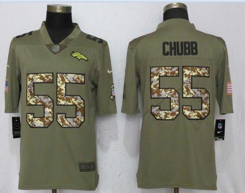 Nike Broncos 55 Bradley Chubb Olive Camo Salute To Service Limited Jersey,We sell and wholesale Nike Broncos 55 Bradley Chubb Olive Camo Salute To Service Limited Jersey on line form chian!